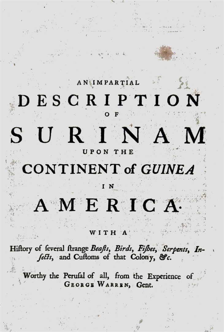 An Imperial Description of Surinam