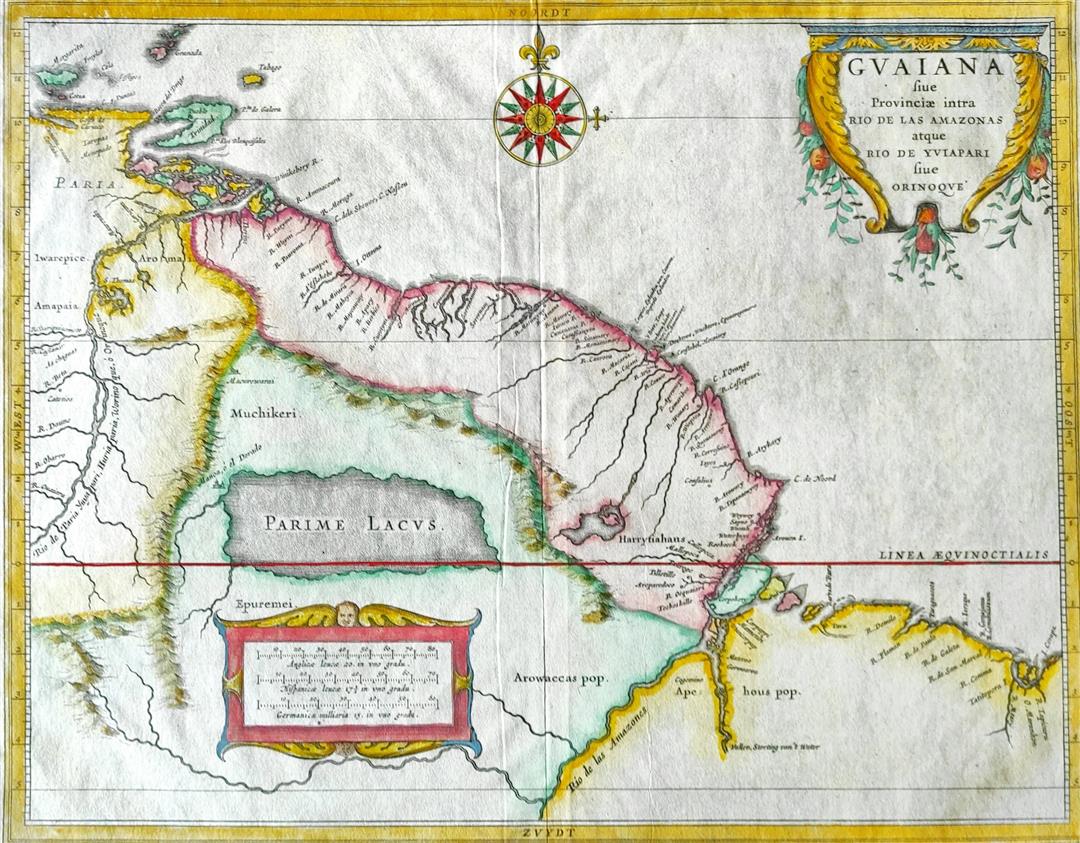 Kaart Guaiana